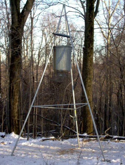 deer feeder tripod