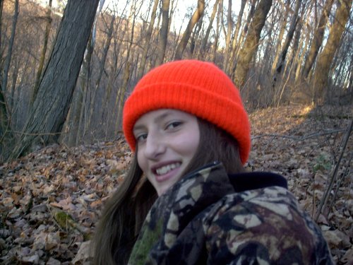 Megan deer hunting